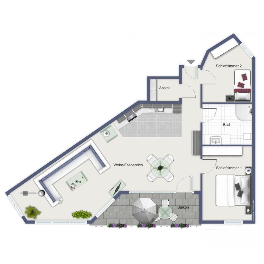 Atlantik Wohnung 108 คูล็องสบอร์น ภายนอก รูปภาพ